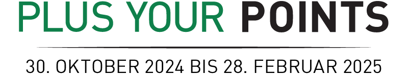 Plus Your Points | 30. Oktober 2024 bis 28. Februar 2025